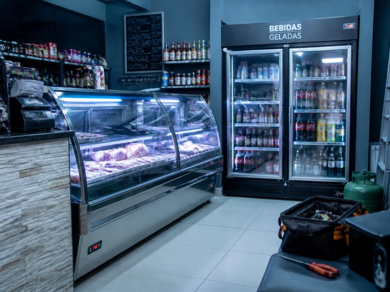 Equipamentos de refrigeração comercial atendidos pela equipe